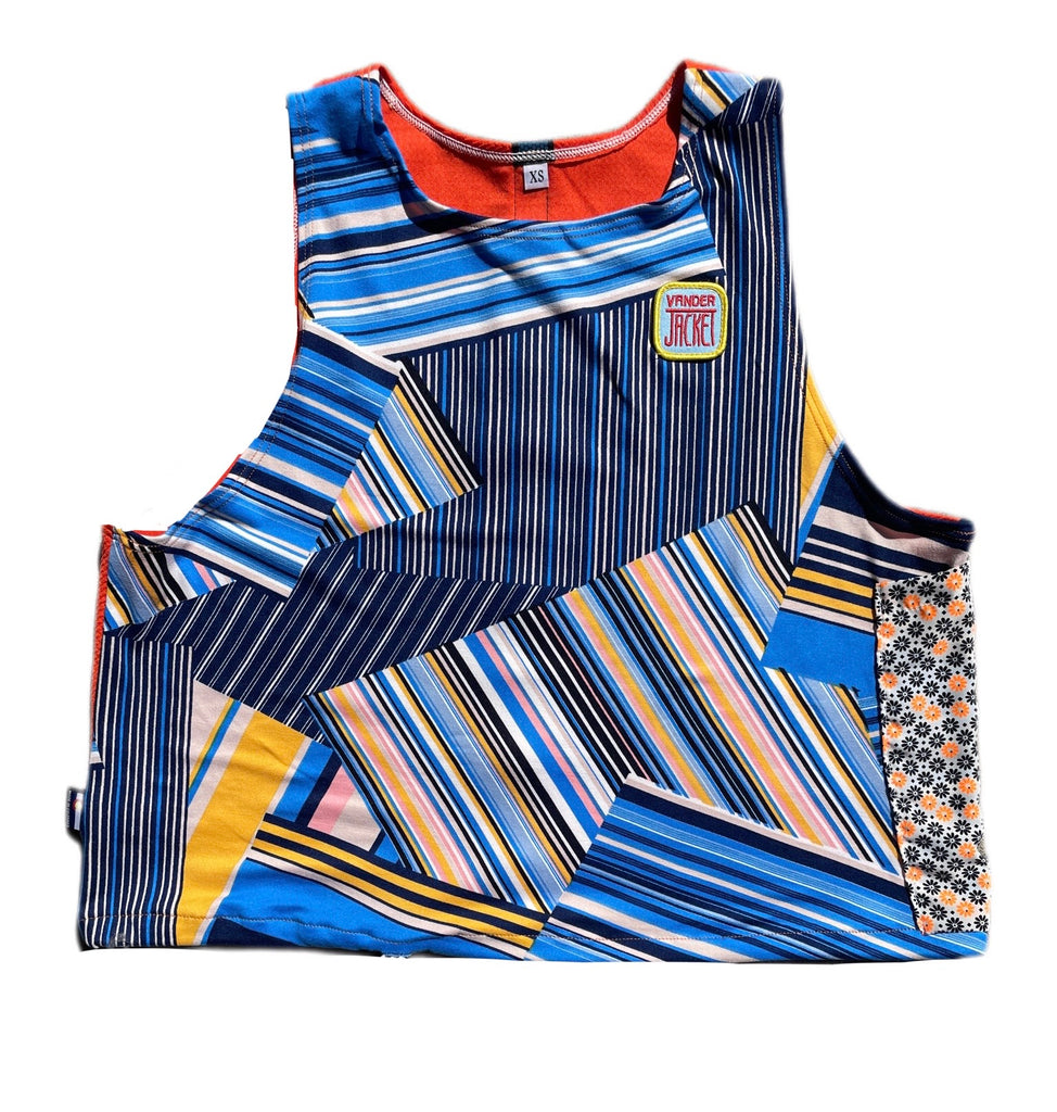 TANK Tangerine Sizes XS-XL - Vander Jacket | Handmade Eco-Friendly Garments Designed For Runners