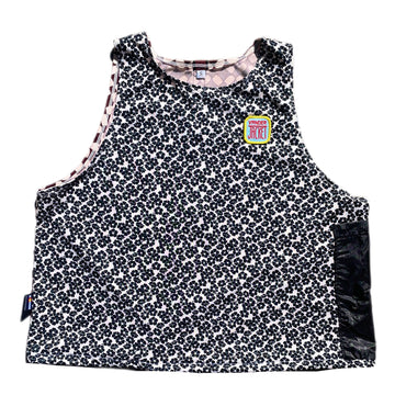 TANK 3B Flowers Sizes XS-XL - Vander Jacket | Handmade Eco-Friendly Garments Designed For Runners