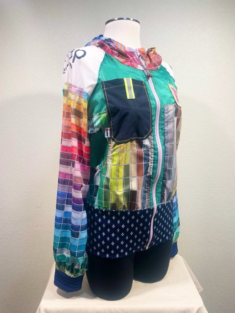ORIGINAL No. 2017 Size L DIA Exhibition Windbreaker - Vander Jacket | Handmade Eco-Friendly Garments Designed For Runners