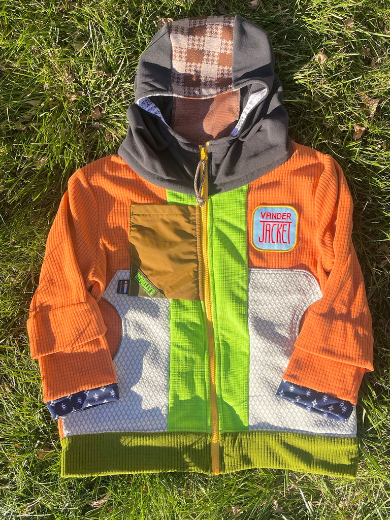 KIDS Whoodle Size 6-11 - Vander Jacket | Handmade Eco-Friendly Garments Designed For Runners