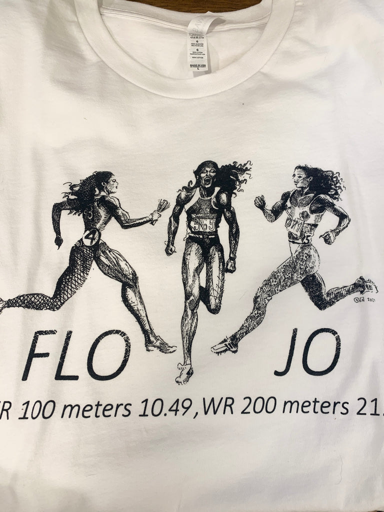 Flo Jo Shirt, Size L - Vander Jacket | Handmade Eco-Friendly Garments Designed For Runners