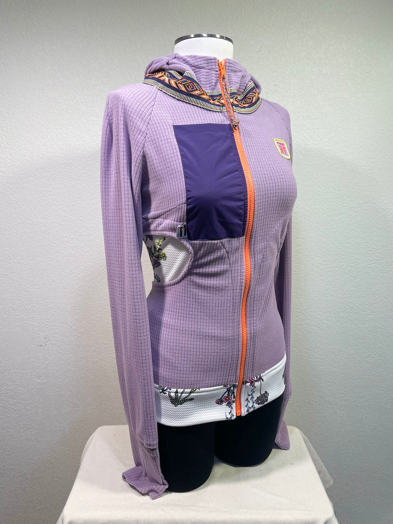 Blood Lily Size XS ReMelly'd! - Vander Jacket | Handmade Eco-Friendly Garments Designed For Runners