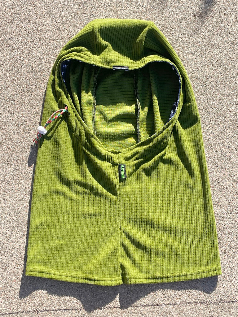 BALACLAVA Green ReMelly'd! - Vander Jacket | Handmade Eco-Friendly Garments Designed For Runners