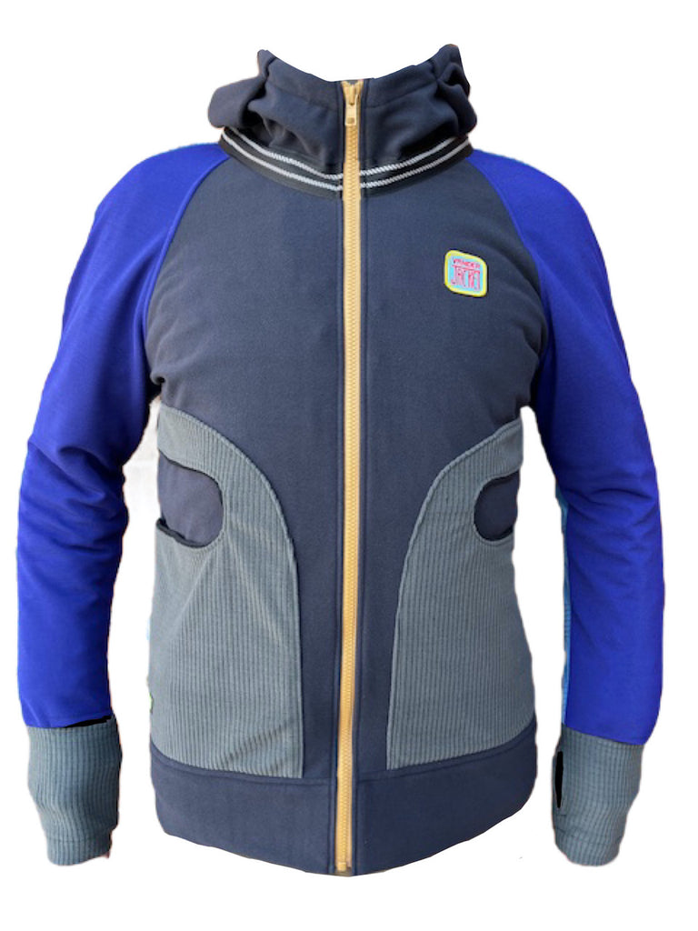 Plumbago Size L ReMelly'd! - Vander Jacket | Handmade Eco-Friendly Garments Designed For Runners
