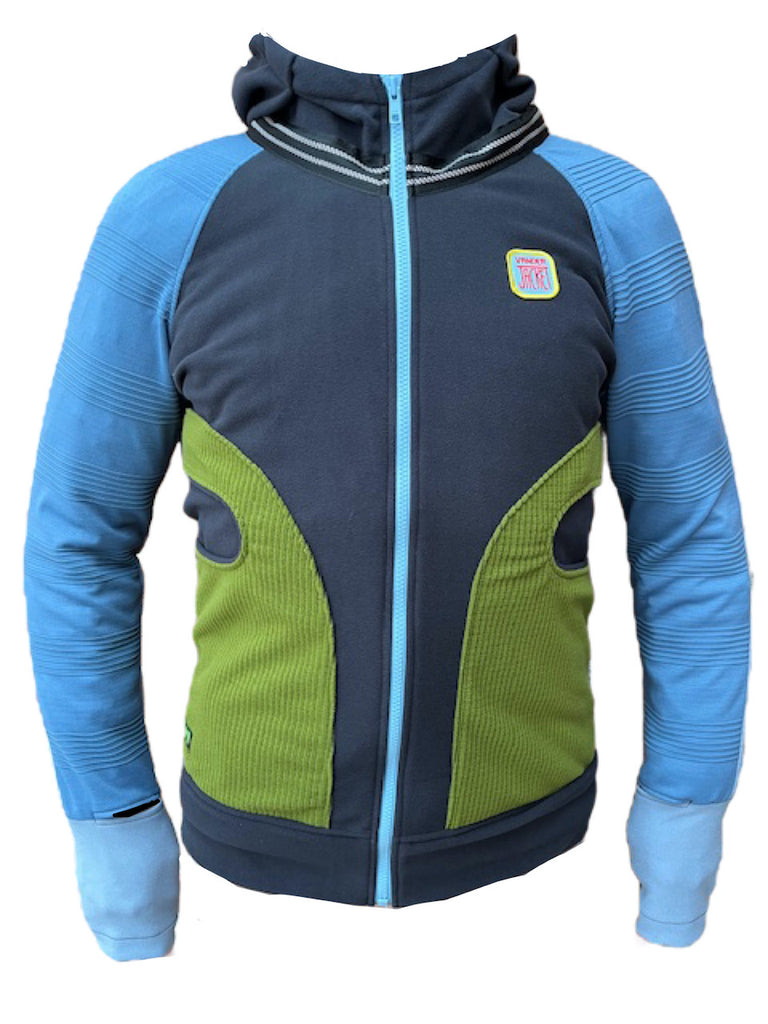 Button Fern Size M ReMelly'd! - Vander Jacket | Handmade Eco-Friendly Garments Designed For Runners