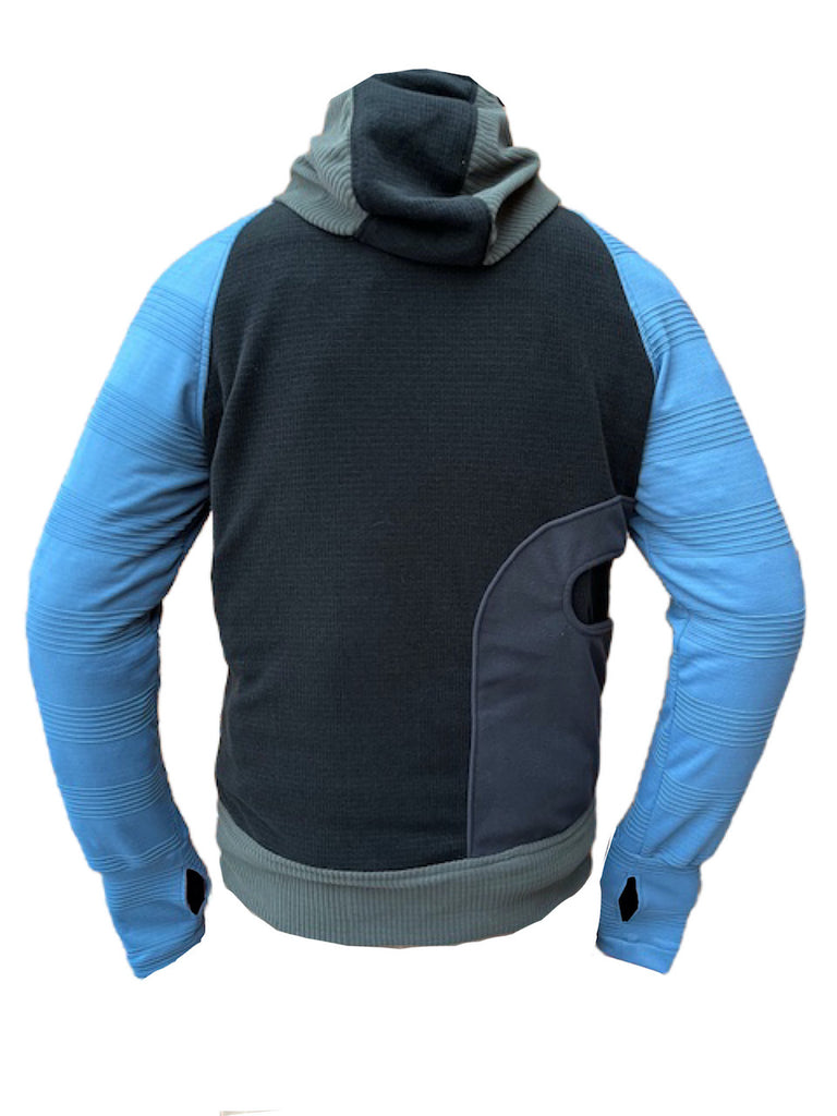 Blueberry Size M ReMelly'd! - Vander Jacket | Handmade Eco-Friendly Garments Designed For Runners