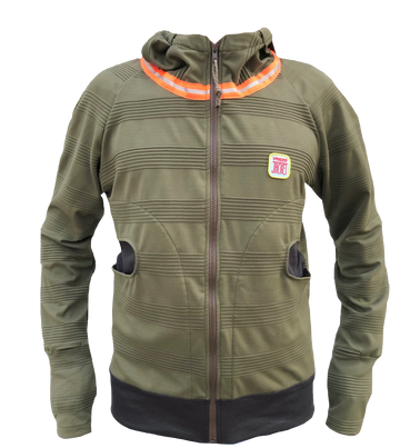 DML 11 Olive Green Sizes S-XL - Vander Jacket | Handmade Eco-Friendly Garments Designed For Runners