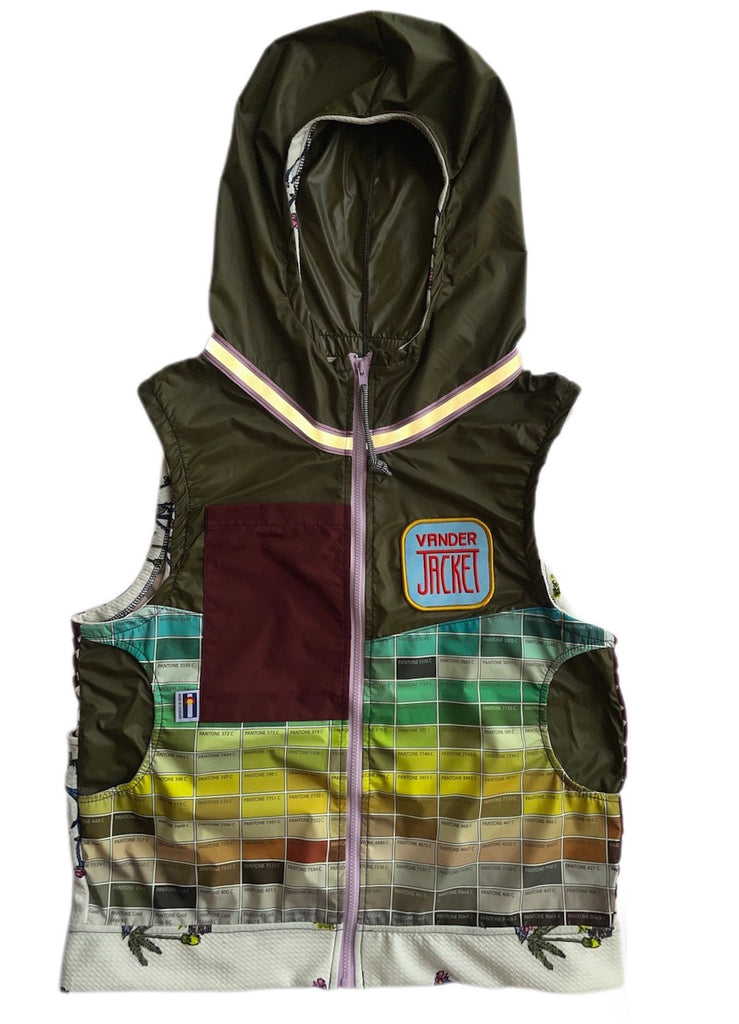 VEST Mountain Meadow Size XXS - Vander Jacket | Handmade Eco-Friendly Garments Designed For Runners