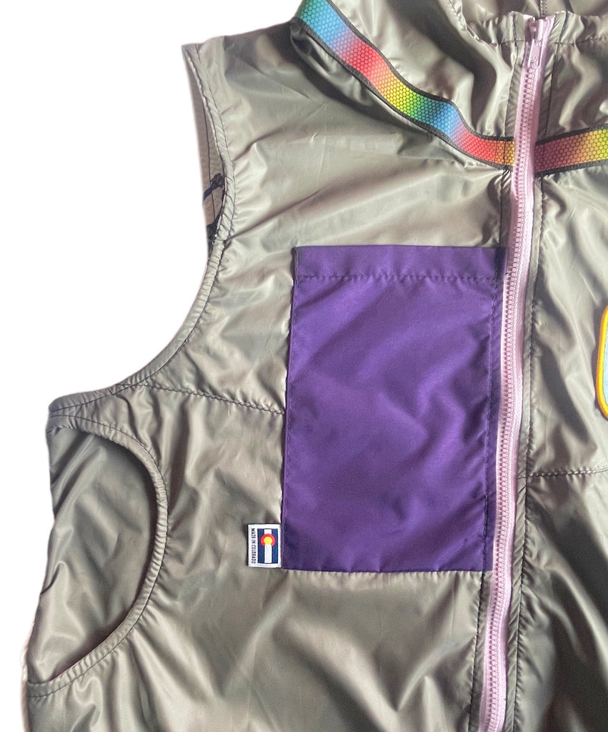 VEST Asters Size XXS, M, L & XL - Vander Jacket | Handmade Eco-Friendly Garments Designed For Runners