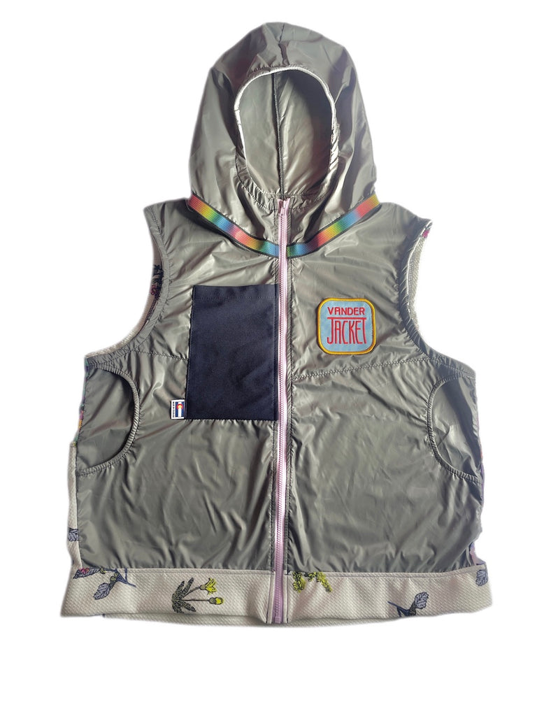 VEST Asters Size XXS, M, L & XL - Vander Jacket | Handmade Eco-Friendly Garments Designed For Runners