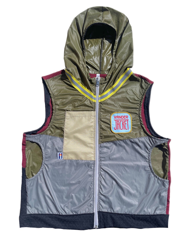 VEST Oak Leaf Size M - Vander Jacket | Handmade Eco-Friendly Garments Designed For Runners