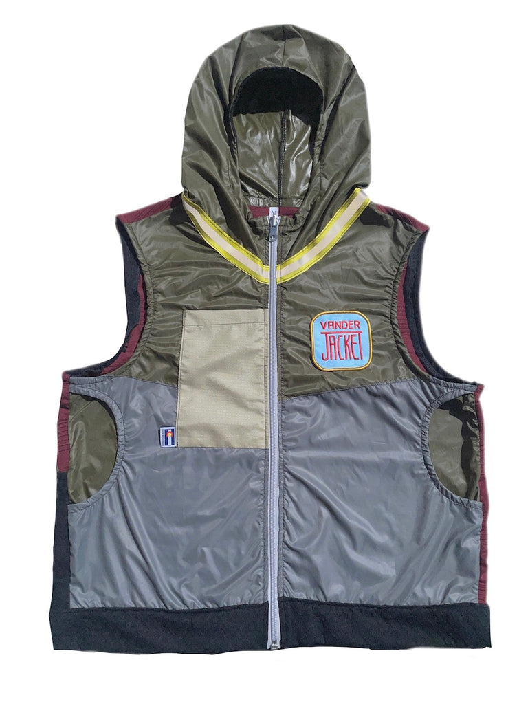 VEST Oak Leaf Size M - Vander Jacket | Handmade Eco-Friendly Garments Designed For Runners