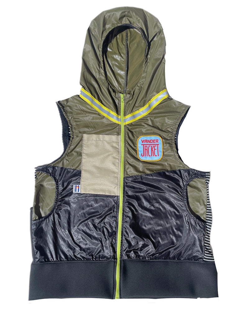 VEST Lacebark Pine Size M - Vander Jacket | Handmade Eco-Friendly Garments Designed For Runners