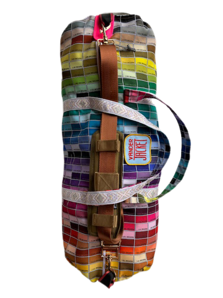 Colorful Character Duffle - Vander Jacket | Handmade Eco-Friendly Garments Designed For Runners
