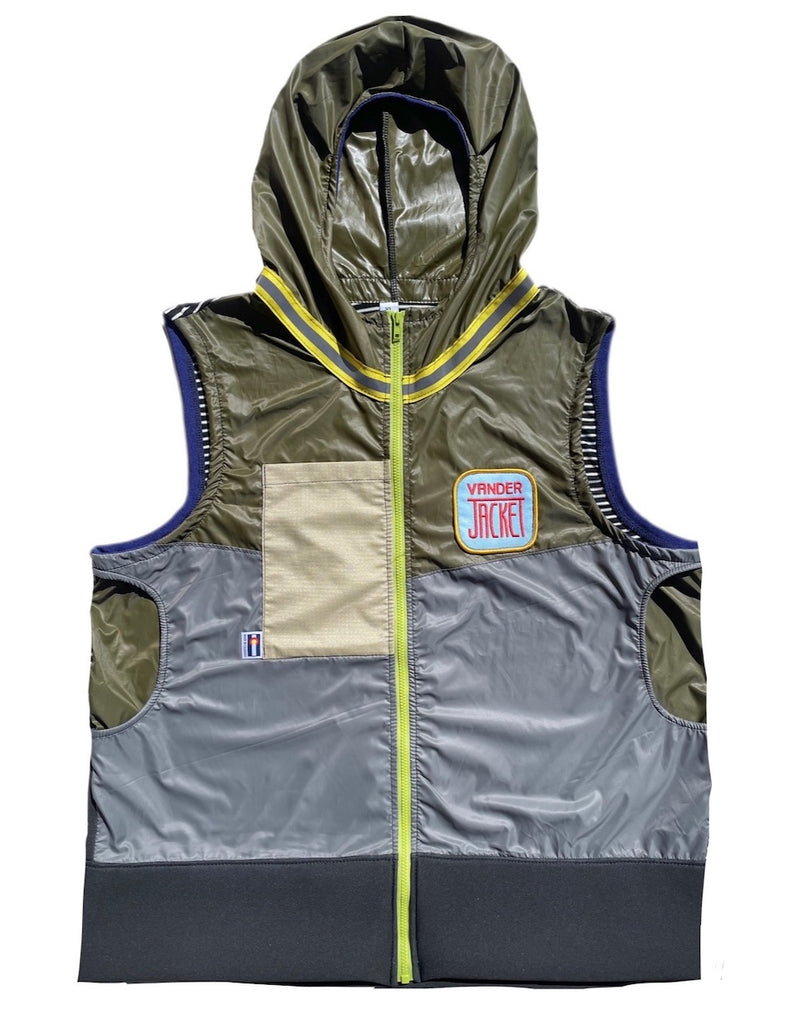 VEST Harebells Size S - Vander Jacket | Handmade Eco-Friendly Garments Designed For Runners