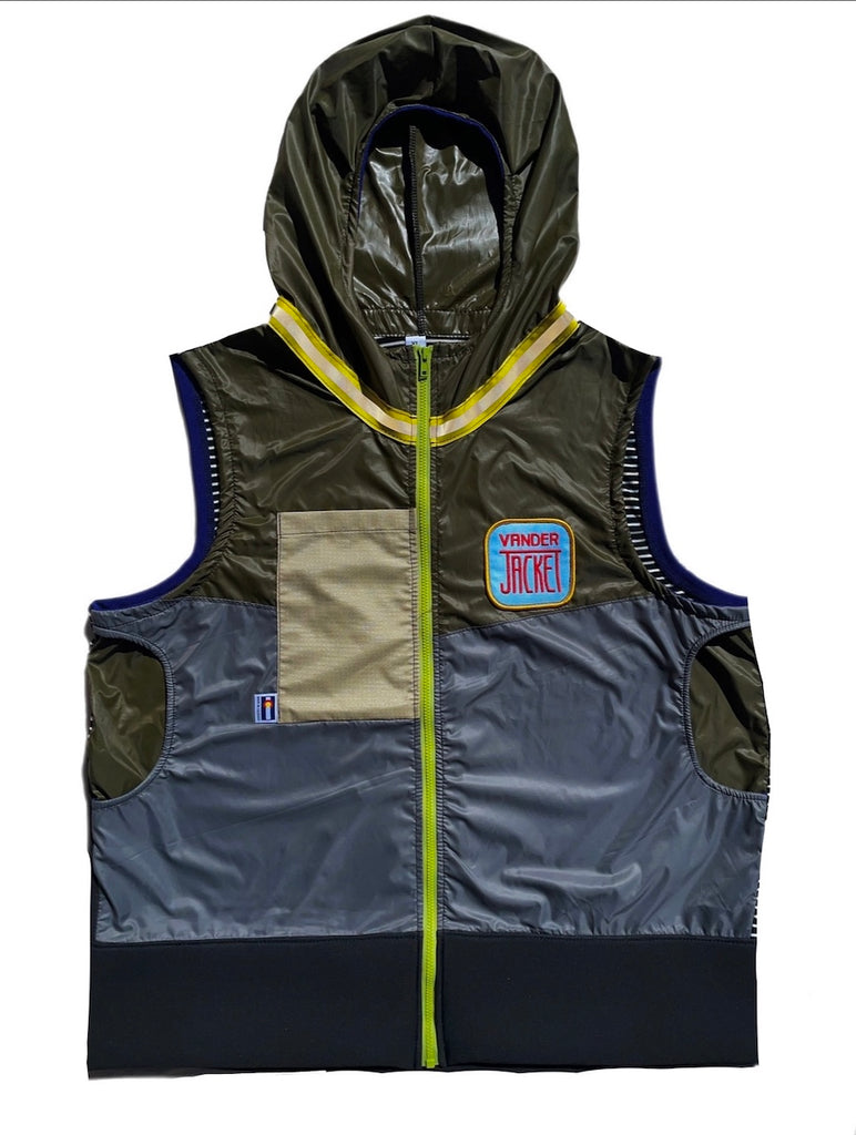 VEST Harebells Size S - Vander Jacket | Handmade Eco-Friendly Garments Designed For Runners