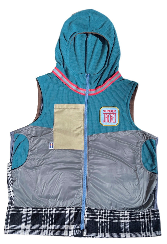 VEST Cottonwood Size XL ReMelly'd! - Vander Jacket | Handmade Eco-Friendly Garments Designed For Runners