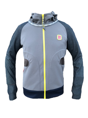 DML 7 Grey Size XL - Vander Jacket | Handmade Eco-Friendly Garments Designed For Runners