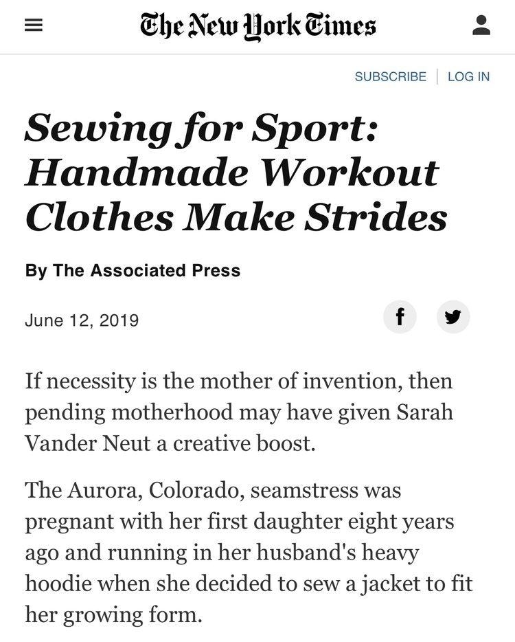Vander Jacket |  NY Times Sewing For Sport