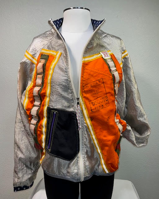 ORIGINAL Bomber Size M Windbreaker - Vander Jacket | Handmade Eco-Friendly Garments Designed For Runners