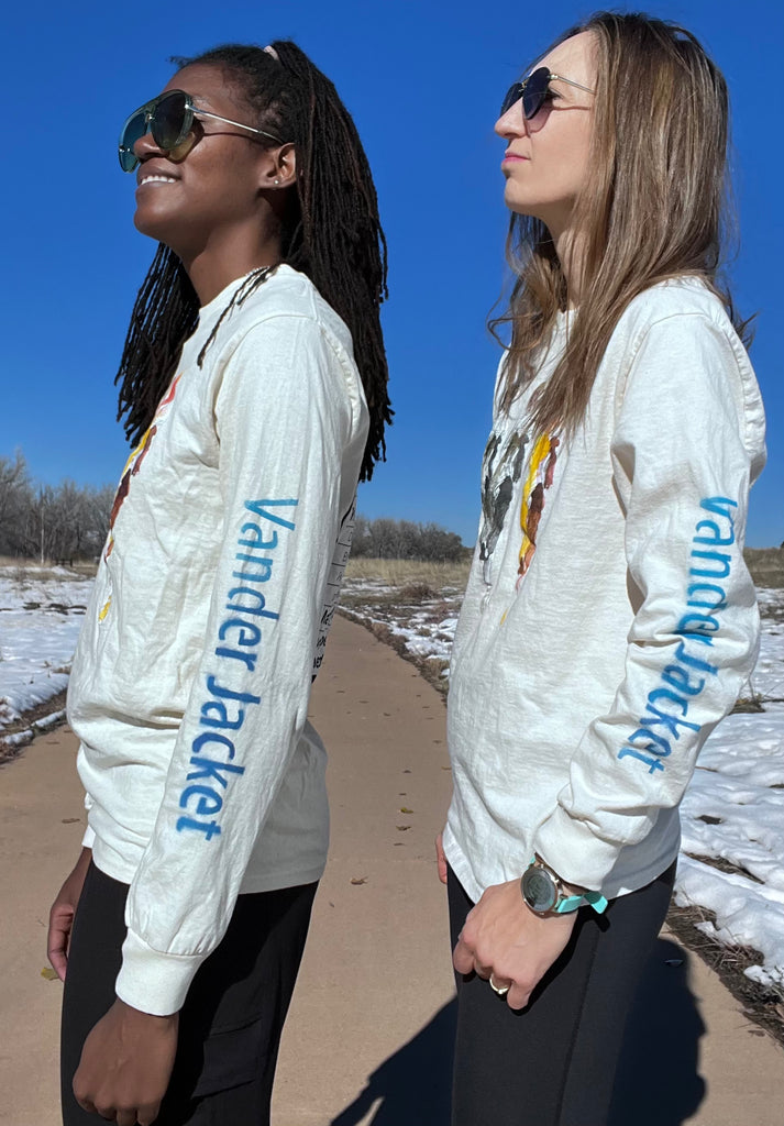 SOUL RUNNER Long Sleeve T-Shirt Sizes XS-XL - Vander Jacket | Handmade Eco-Friendly Garments Designed For Runners