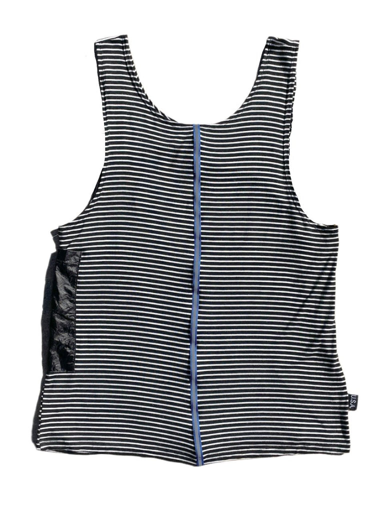 SINGLET Racing Stripes Sizes XS-XL - Vander Jacket | Handmade Eco-Friendly Garments Designed For Runners