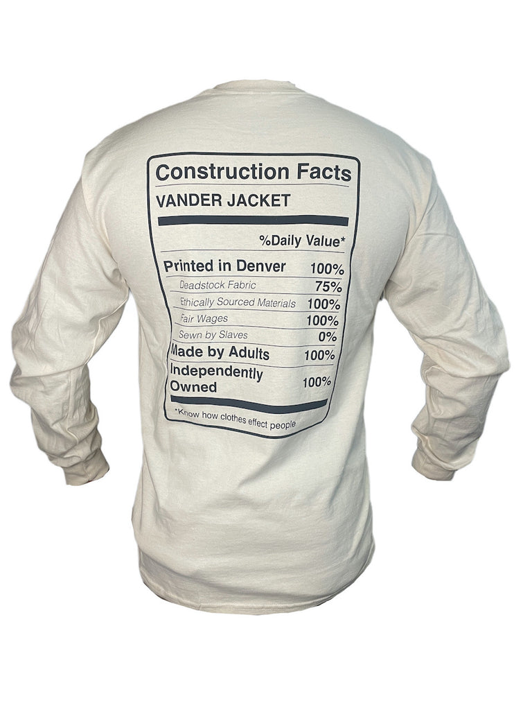 SOUL RUNNER Long Sleeve T-Shirt Sizes XS-XL - Vander Jacket | Handmade Eco-Friendly Garments Designed For Runners