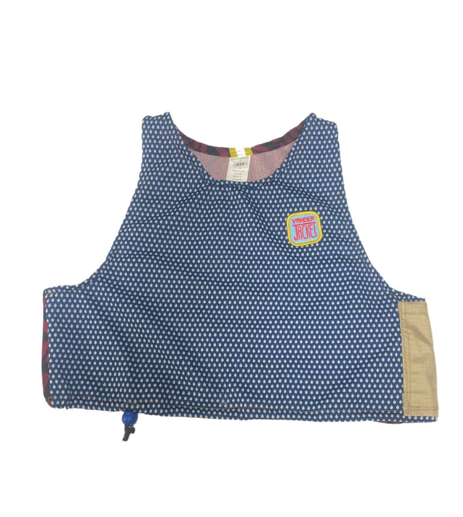 TANK Dotted Dash Size XXS - Vander Jacket | Handmade Eco-Friendly Garments Designed For Runners