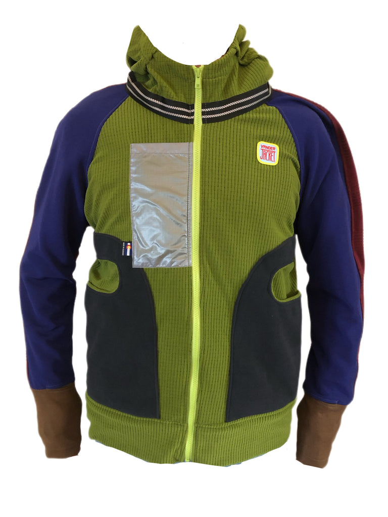 Wasabi, Size XL - Vander Jacket | Handmade Eco-Friendly Garments Designed For Runners