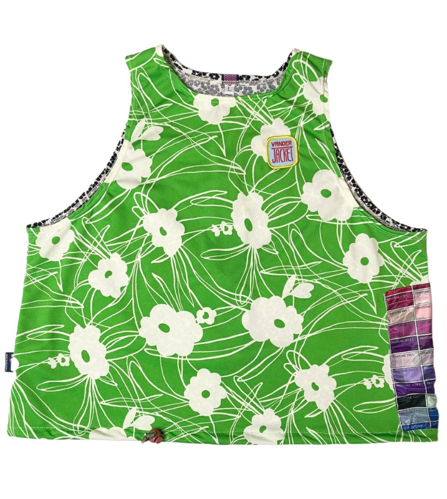 TANK Spring Green, Sizes L & XL - Vander Jacket | Handmade Eco-Friendly Garments Designed For Runners