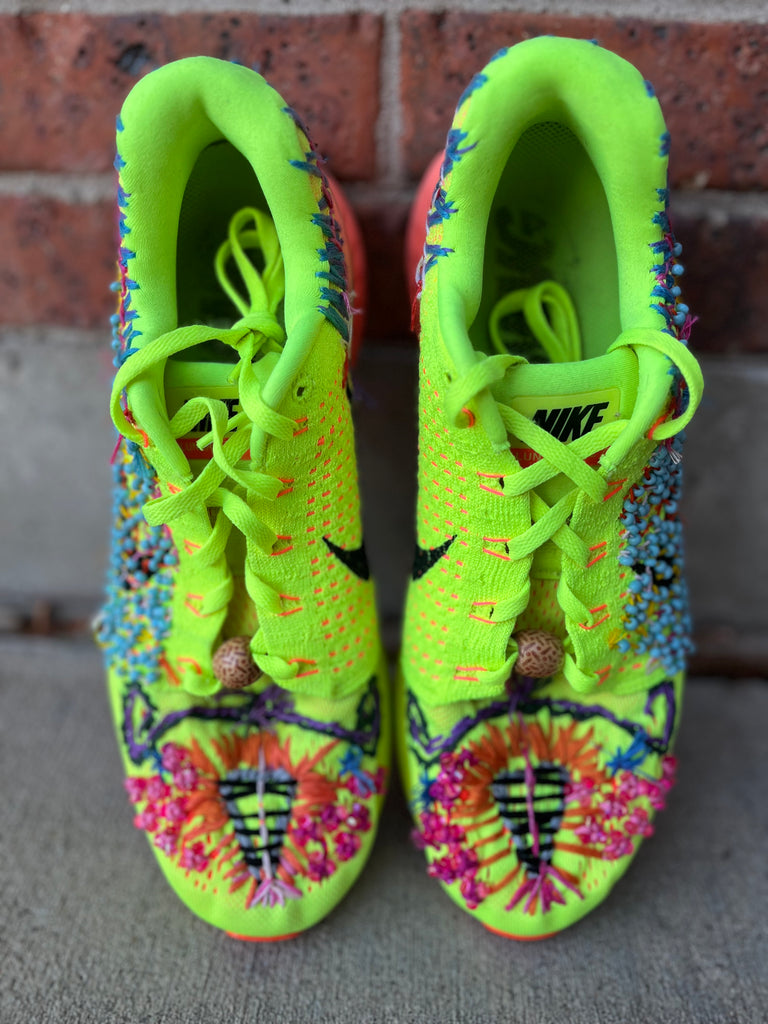 Neon Nike Lunarlon Size 9.5 - Vander Jacket | Handmade Eco-Friendly Garments Designed For Runners