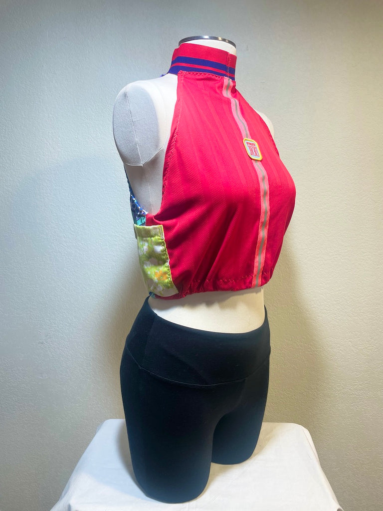 TANK Crimson, Size XS/S - Vander Jacket | Handmade Eco-Friendly Garments Designed For Runners