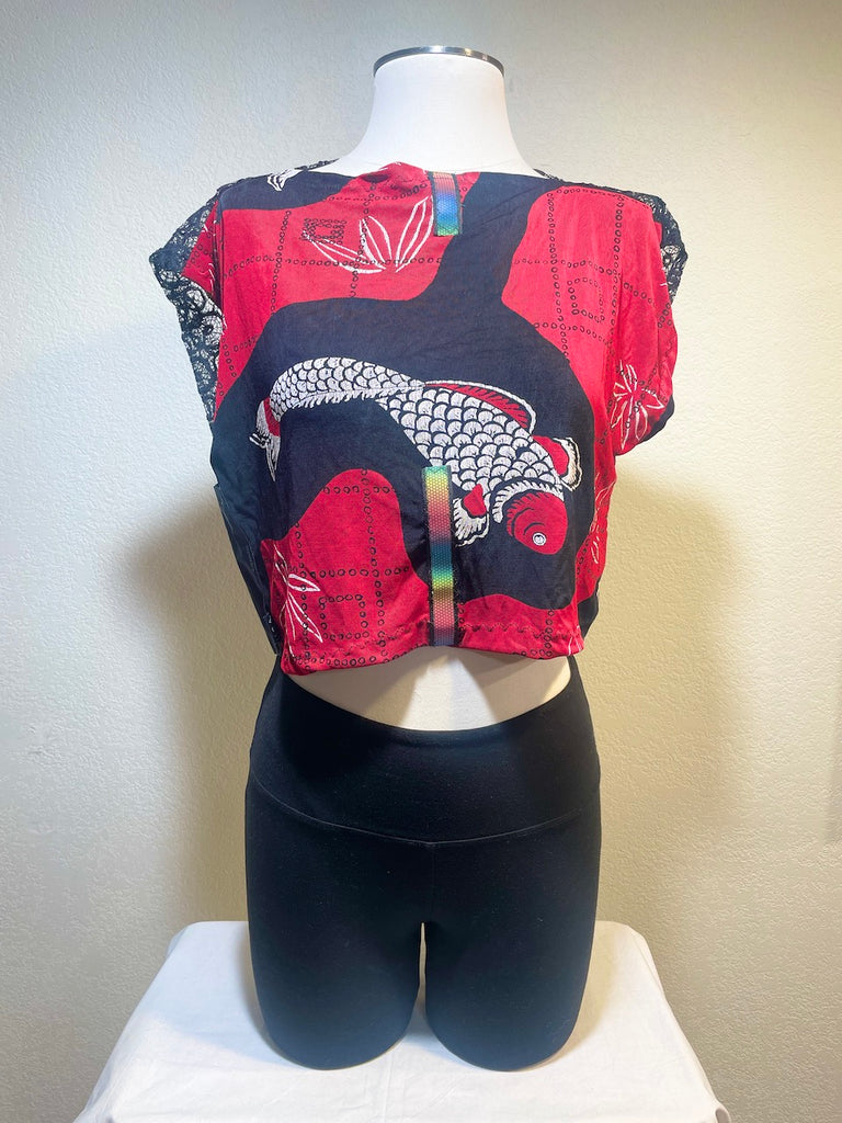 MINI TOP Painted Pace, Size S - Vander Jacket | Handmade Eco-Friendly Garments Designed For Runners