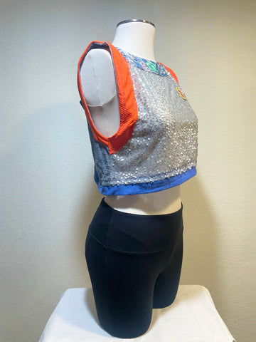 MINI TOP Glitter Trails, Size S - Vander Jacket | Handmade Eco-Friendly Garments Designed For Runners