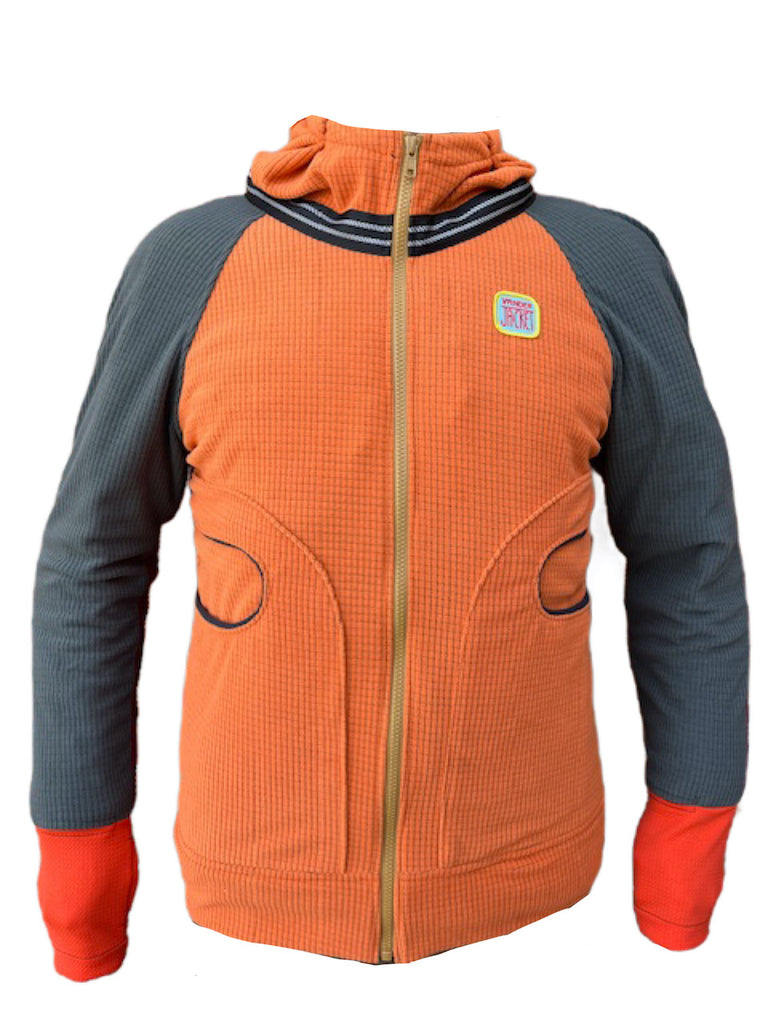 October Glory, Size L - Vander Jacket | Handmade Eco-Friendly Garments Designed For Runners
