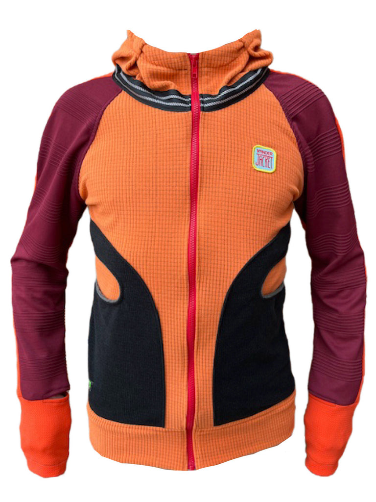 Autumn Blaze Size S ReMelly'd! - Vander Jacket | Handmade Eco-Friendly Garments Designed For Runners