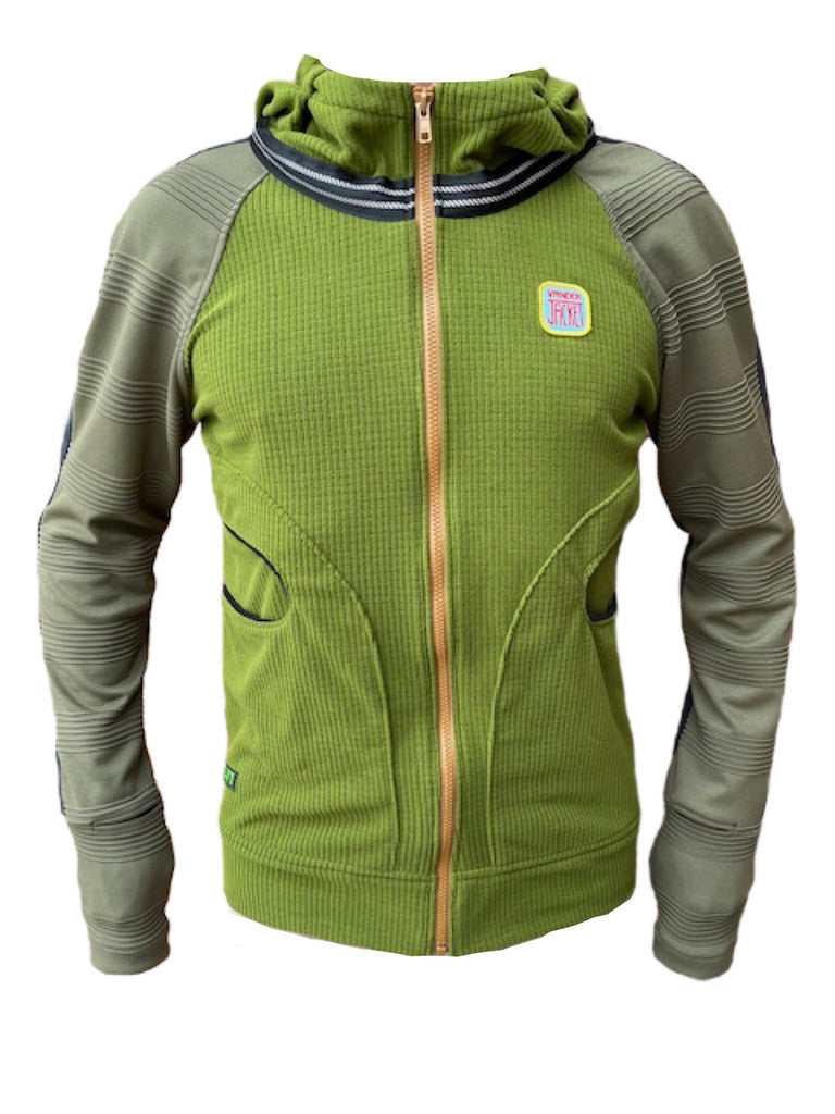 Arugula Size S ReMelly'd! - Vander Jacket | Handmade Eco-Friendly Garments Designed For Runners