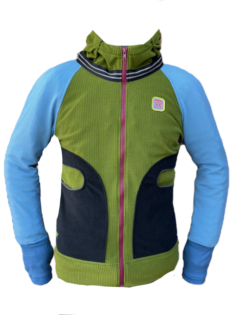 Kudzu, Size L - Vander Jacket | Handmade Eco-Friendly Garments Designed For Runners