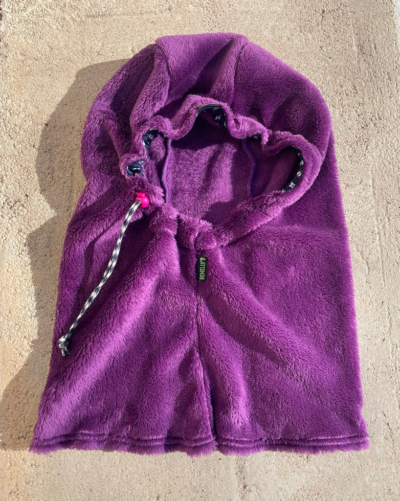 BALACLAVA Purple Remelly'D! - Vander Jacket | Handmade Eco-Friendly Garments Designed For Runners