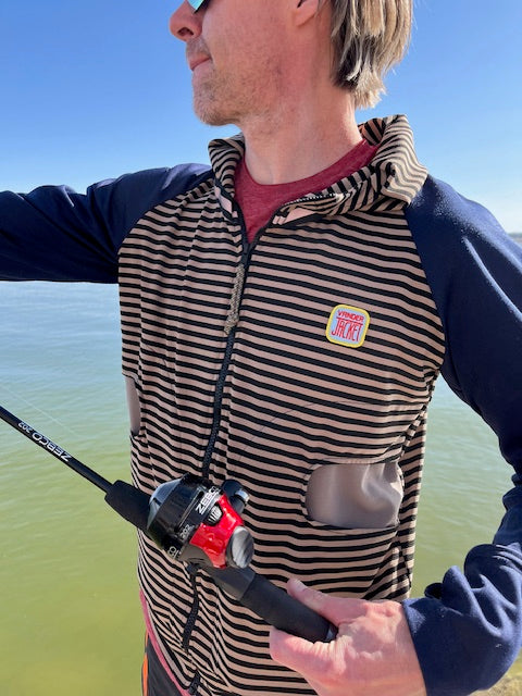 DML 16 Topo Lines Sizes S,L,XL - Vander Jacket | Handmade Eco-Friendly Garments Designed For Runners