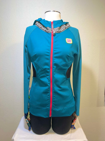 Blazing Blue Size XXS-XL ReMelly'd! - Vander Jacket | Handmade Eco-Friendly Garments Designed For Runners
