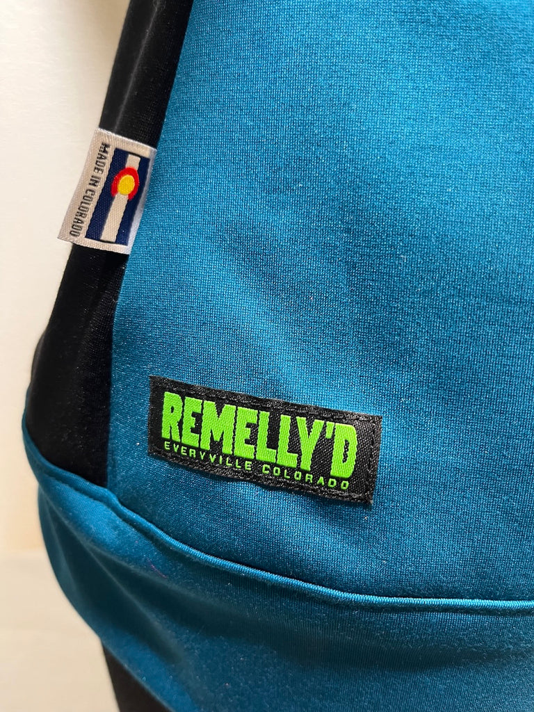 Blazing Blue Sizes L,XL Remelly'D! - Vander Jacket | Handmade Eco-Friendly Garments Designed For Runners