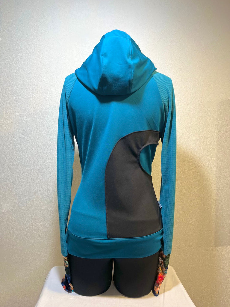 Blazing Blue Sizes L,XL Remelly'D! - Vander Jacket | Handmade Eco-Friendly Garments Designed For Runners