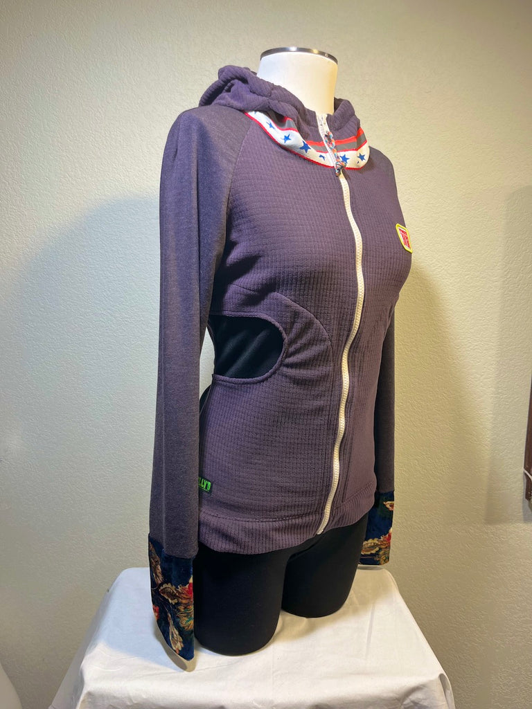 Punk Purple Size XXS, M, L, XL ReMelly'd! - Vander Jacket | Handmade Eco-Friendly Garments Designed For Runners