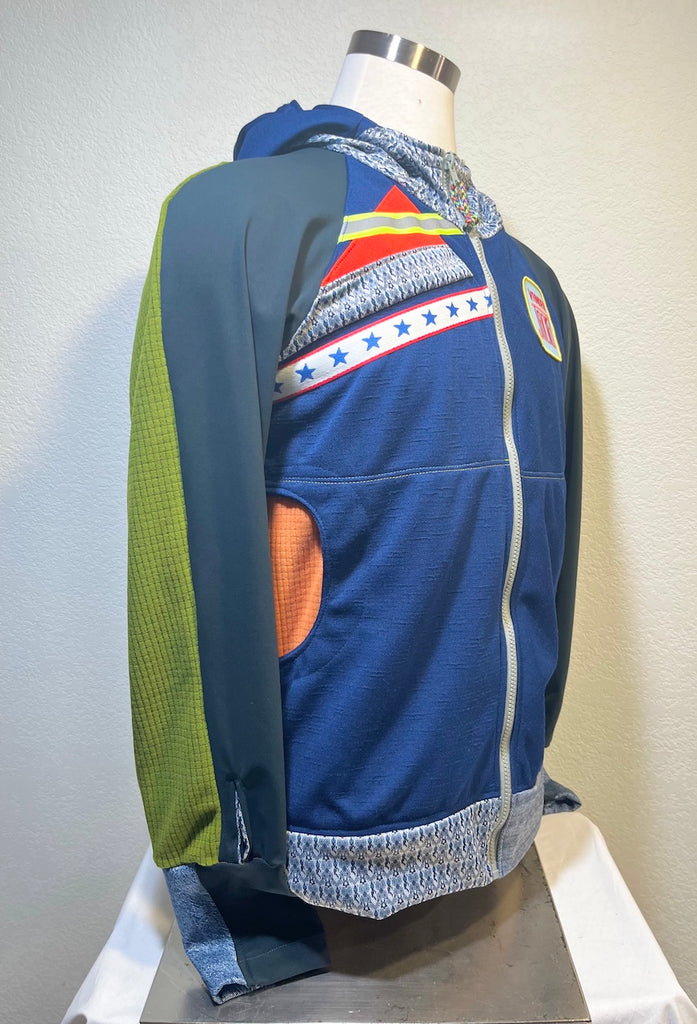 ORIGINAL 2137 Size L Remelly'd! - Vander Jacket | Handmade Eco-Friendly Garments Designed For Runners