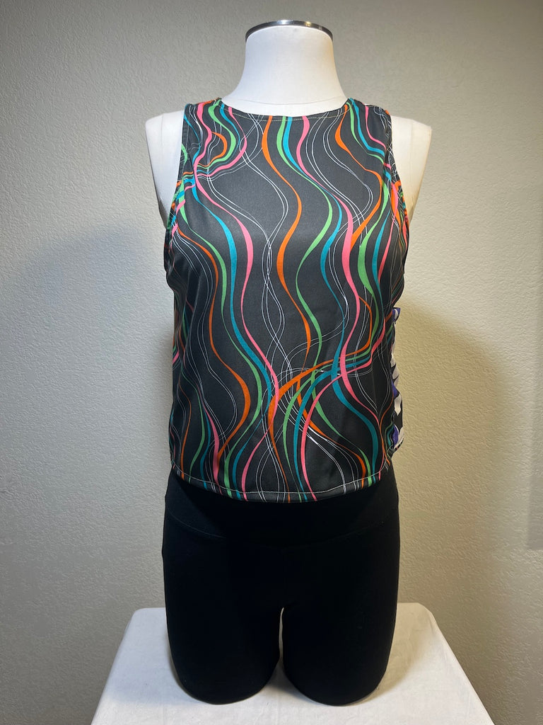 TANK Wavy Sizes XS, S - Vander Jacket | Handmade Eco-Friendly Garments Designed For Runners