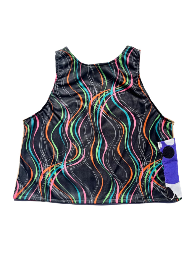 TANK Wavy Sizes XS, S, M - Vander Jacket | Handmade Eco-Friendly Garments Designed For Runners