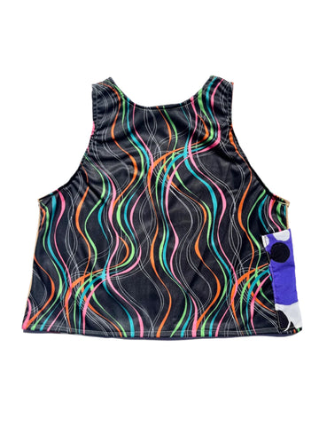TANK Wavy Sizes XS, S, M - Vander Jacket | Handmade Eco-Friendly Garments Designed For Runners