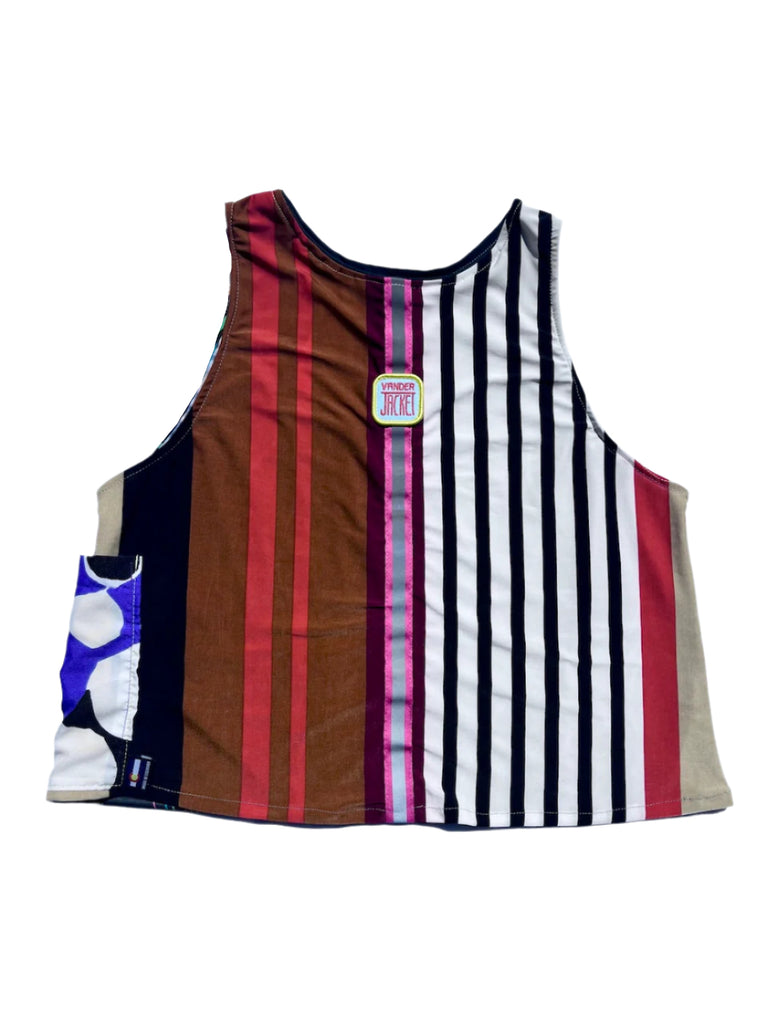 TANK Wavy Sizes XS, S, M - Vander Jacket | Handmade Eco-Friendly Garments Designed For Runners
