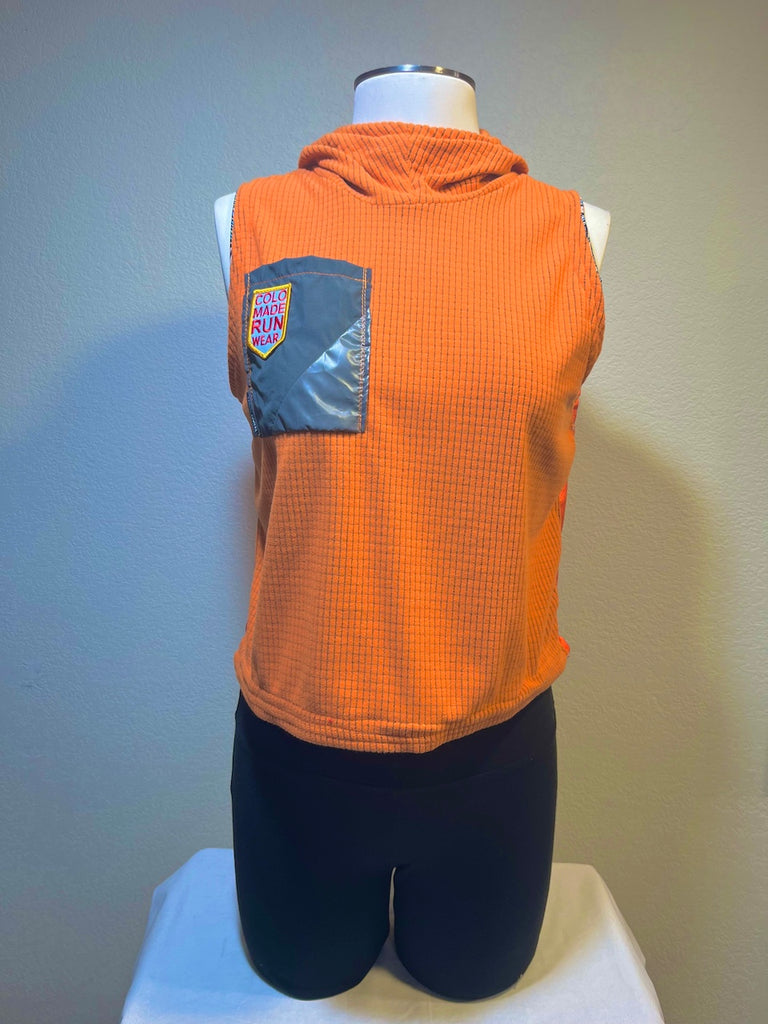 ORIGINAL Carrot Crush Pullover Sizes XS-L ReMelly'd! - Vander Jacket | Handmade Eco-Friendly Garments Designed For Runners